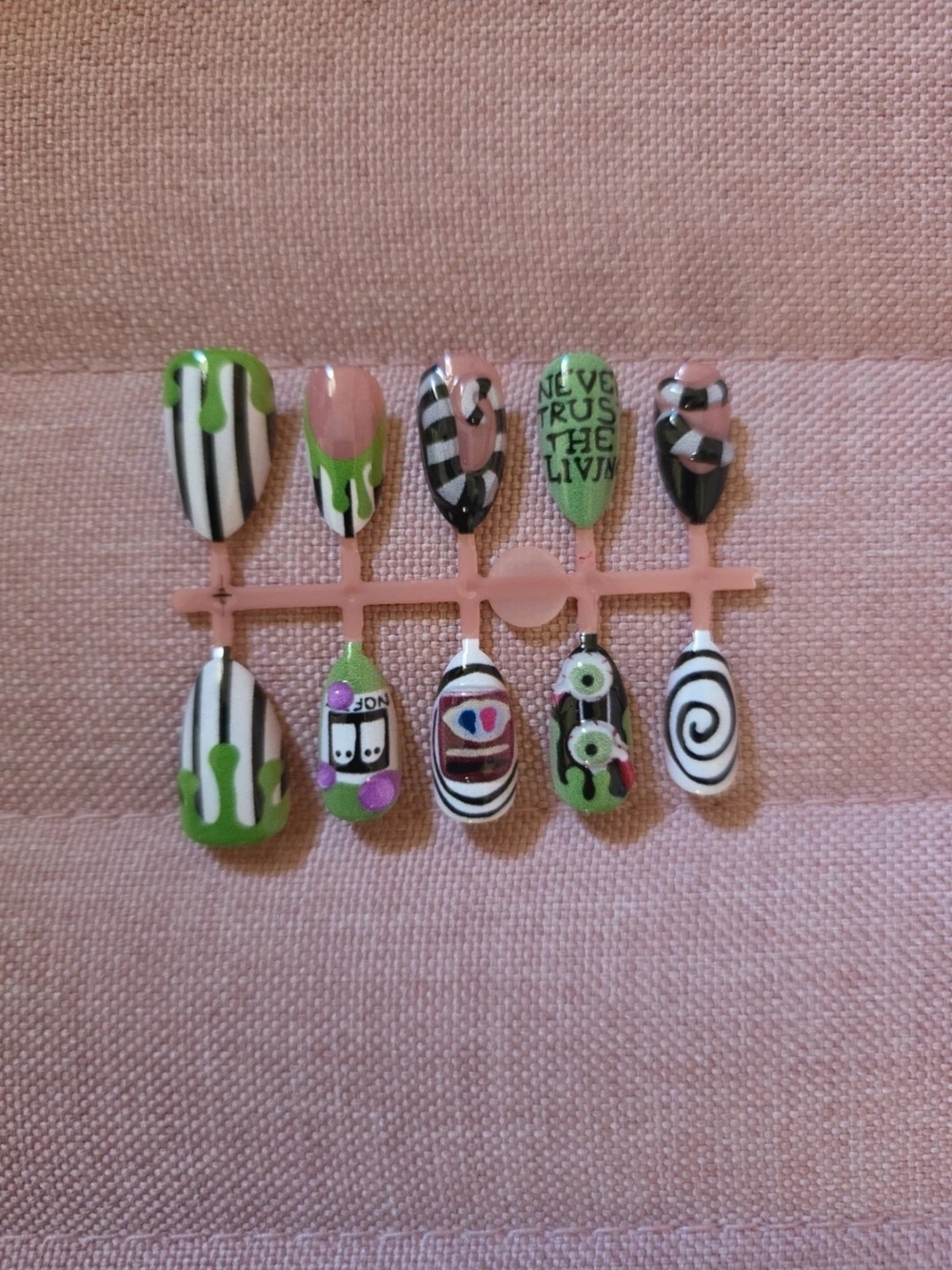 Beetlejuice Nails
